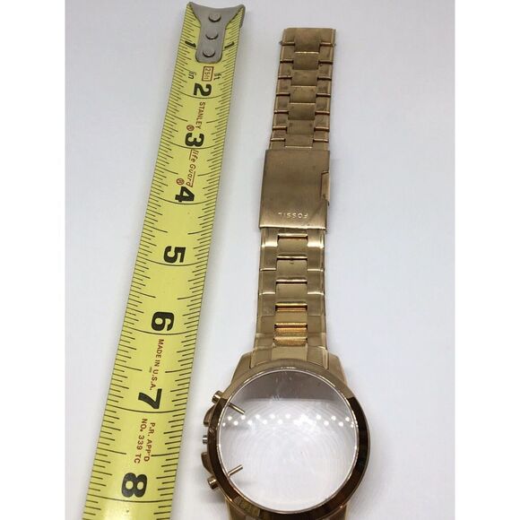 Authentic Fossil Watch Band Bracelet Links Case Use For Parts Used 20mm V802 - Picture 1 of 7